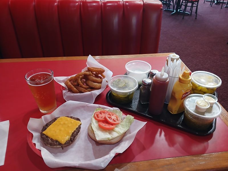 The Weevil Burger Restaurant interior