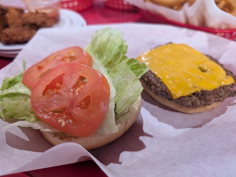 The Weevil Burger Restaurant food